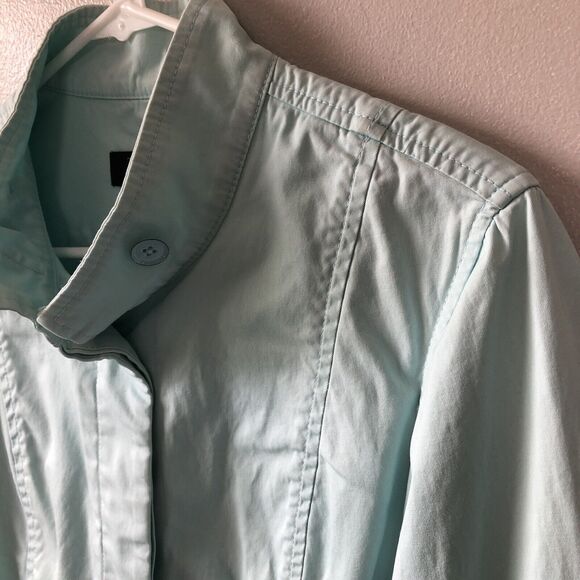 Talbots Jacket Womens 6 Petite Button Front Pastel Spring Layering Cotton Casual - Picture 3 of 15